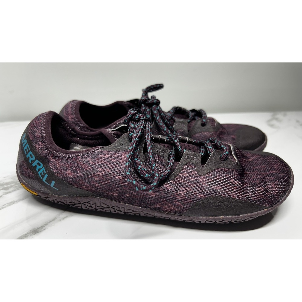 Merrell Vapor Glove 5 Shoes Womens Sz 9 Purple Barefoot Trail Hiking